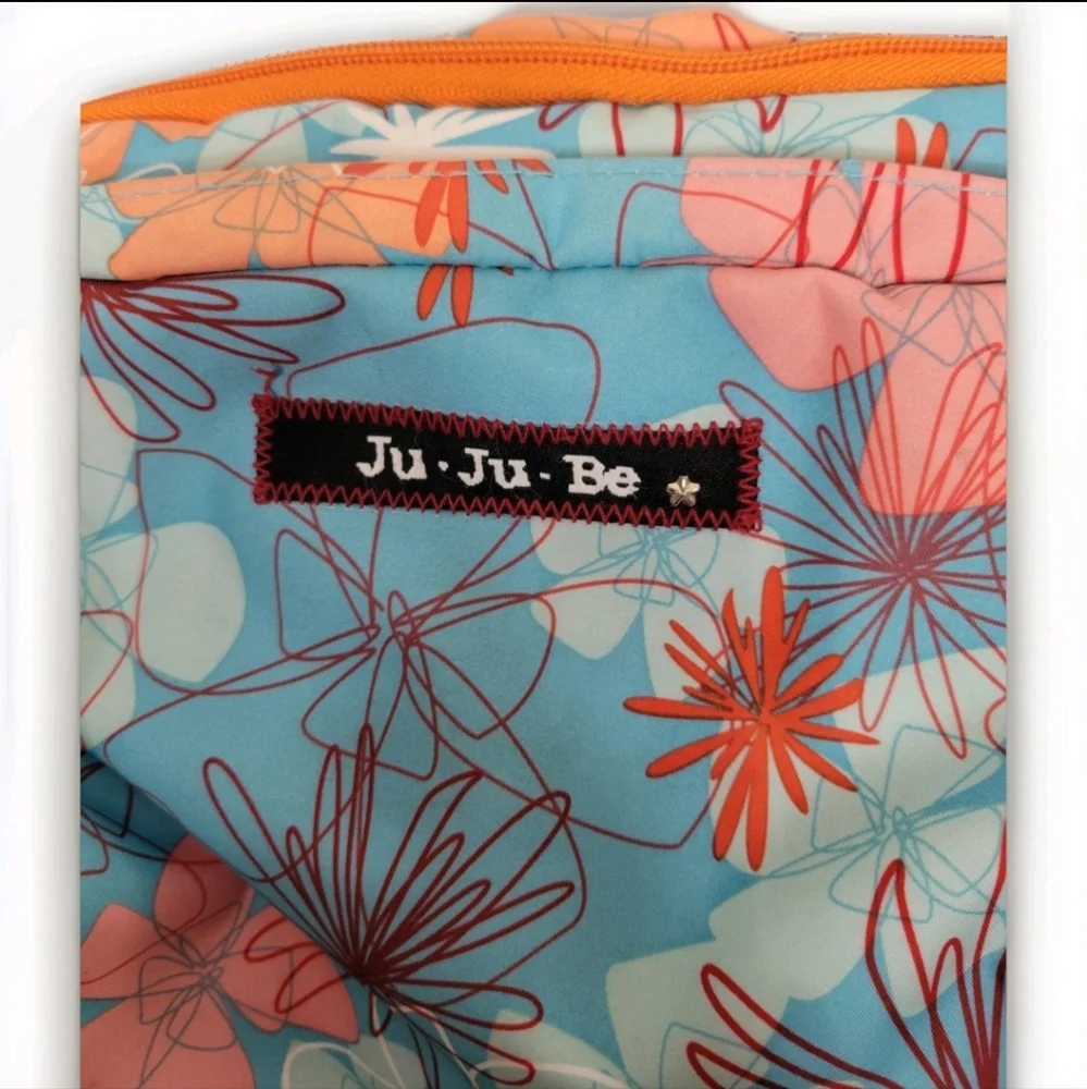 Ju-Ju-Be Floral Baby Bag - Blue and Orange